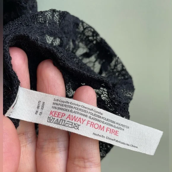 Free People NWOT Keep it Simple Lace Baby Tee - Picture 9 of 10